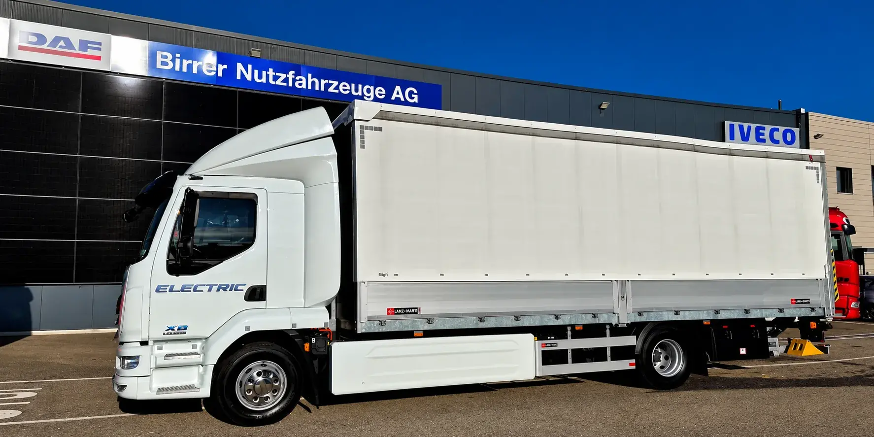 DAF XB 190 Electric Elektro-LKW bei Birrer Nutzfahrzeuge in Sisseln